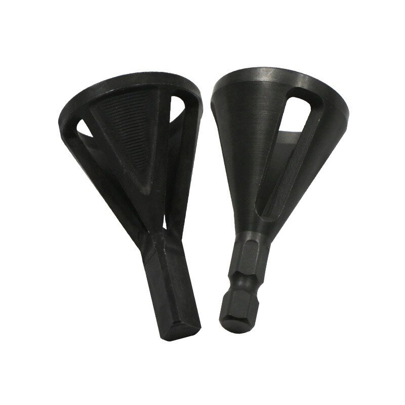 1PC Triangular / Hex handle Deburring External Chamfer Tool Stainless Steel Remove Burr Drill Bit Tools for Metal Drilling Tool
