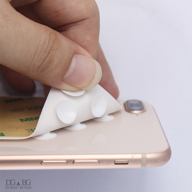 Silicon Rubber Sucker Cup Plastic Suction Cup Non Slip Mat Conveniently Mobile Phone Holder Backed 3M Glue Sucker Pad