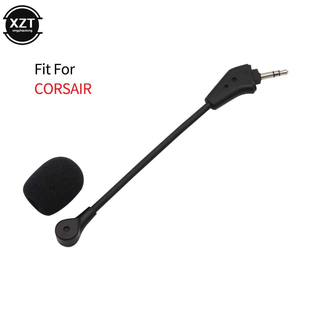 Replacement Game Mic Aux 3.5mm Microphone For Corsair HS50 Pro HS60 HS70 SE Gaming Headsets Headphones Gooseneck Mic