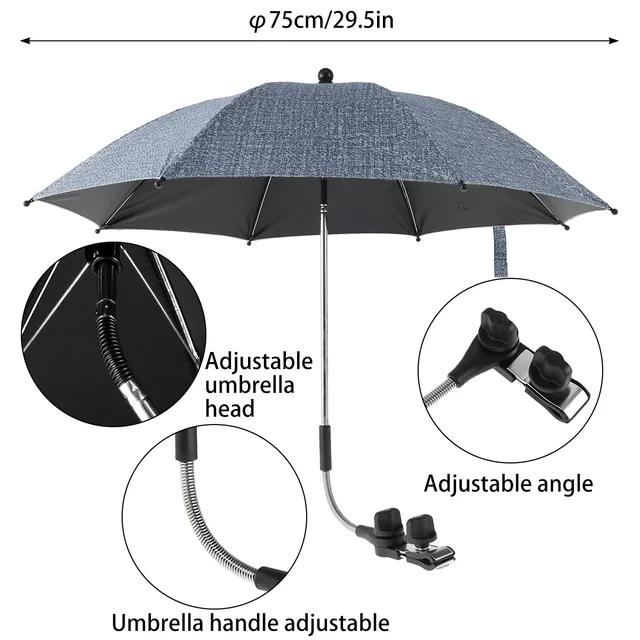Paraguas para acampar y playa, sombrilla Anti-Uv, sombrilla para playa al aire libre, Clip de protección, equipo para sombrilla, lluvia con silla: Multicolor