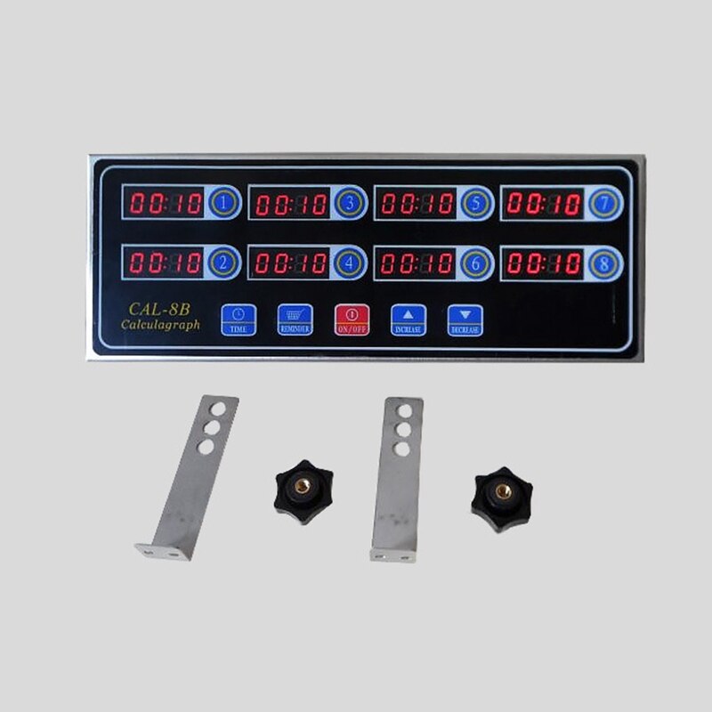 8 Channel Digital Kitchen Timer Cooking Timer Reminder Commercial Burger Bakery