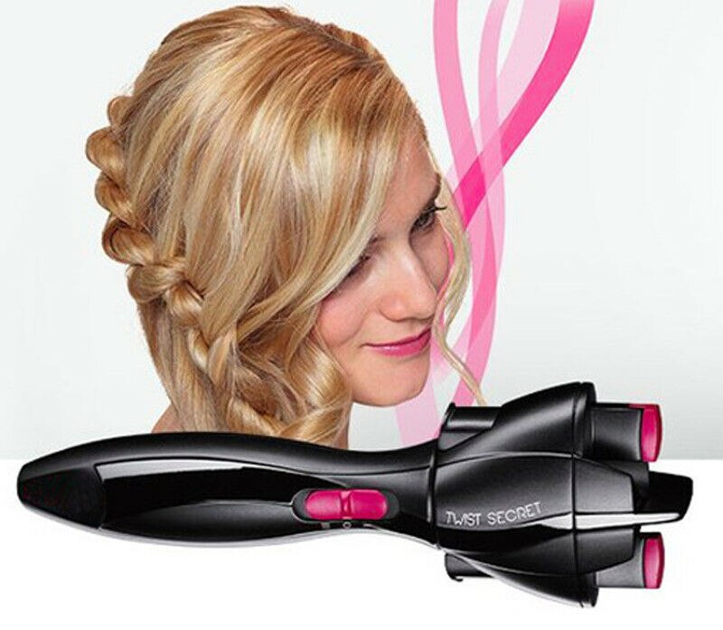 Skønhed kvinde automatisk hårredaktør automatisk hårfletter elektrisk to tråde twist fletning maker enhed frisure styling værktøjer