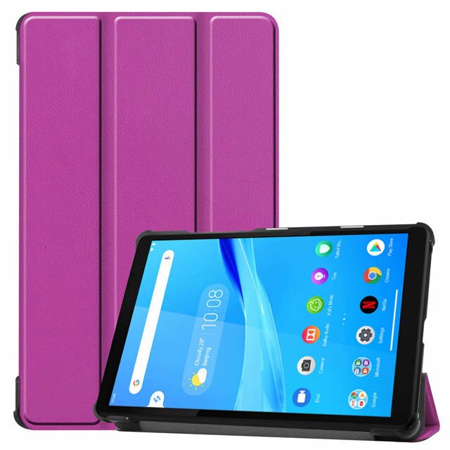 iBuyiWin Megnetic Case For Lenovo Tab M8 TB-8505F TB-8505X 8.0 inch Tablet Funda Capa Cover for M8 FHD TB-8705F/8705N Stand Case: Purple