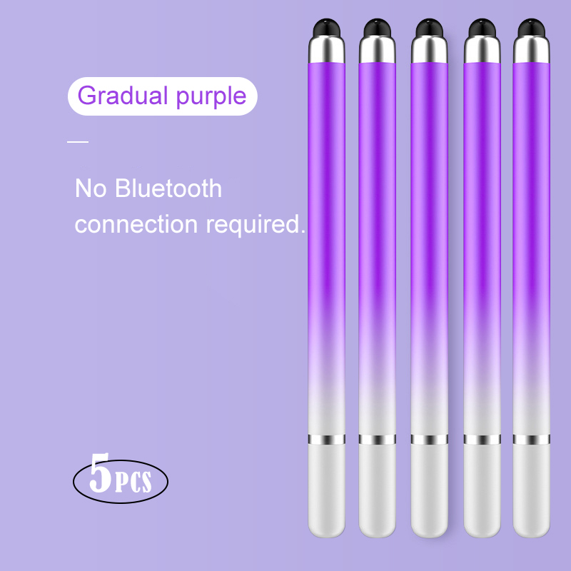 2-in-1 Capacitive Stylus For Touch Screen Stylus Pen For ipad Touch Pencil For Cell Phone Universal stylus pen For Phone: Blue