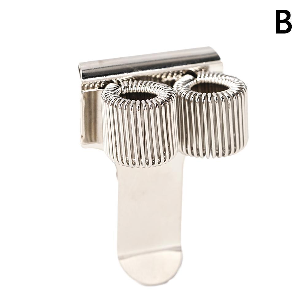 Metalfjederpenholder med lommeklip læger sygeplejerske enkelt / dobbelt / tredobbelt ensartet holder penhul  d0 a 5: B