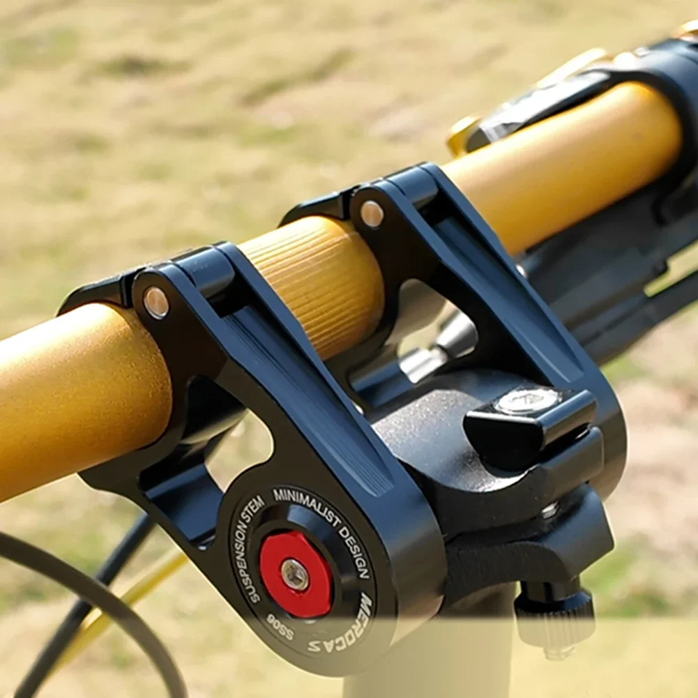 MEROCA Folding Bike Stem Shock Absorption Bicycle Stem 45mm length 25.4mm Installation Diameter for Folding Bicycle 412/SP18