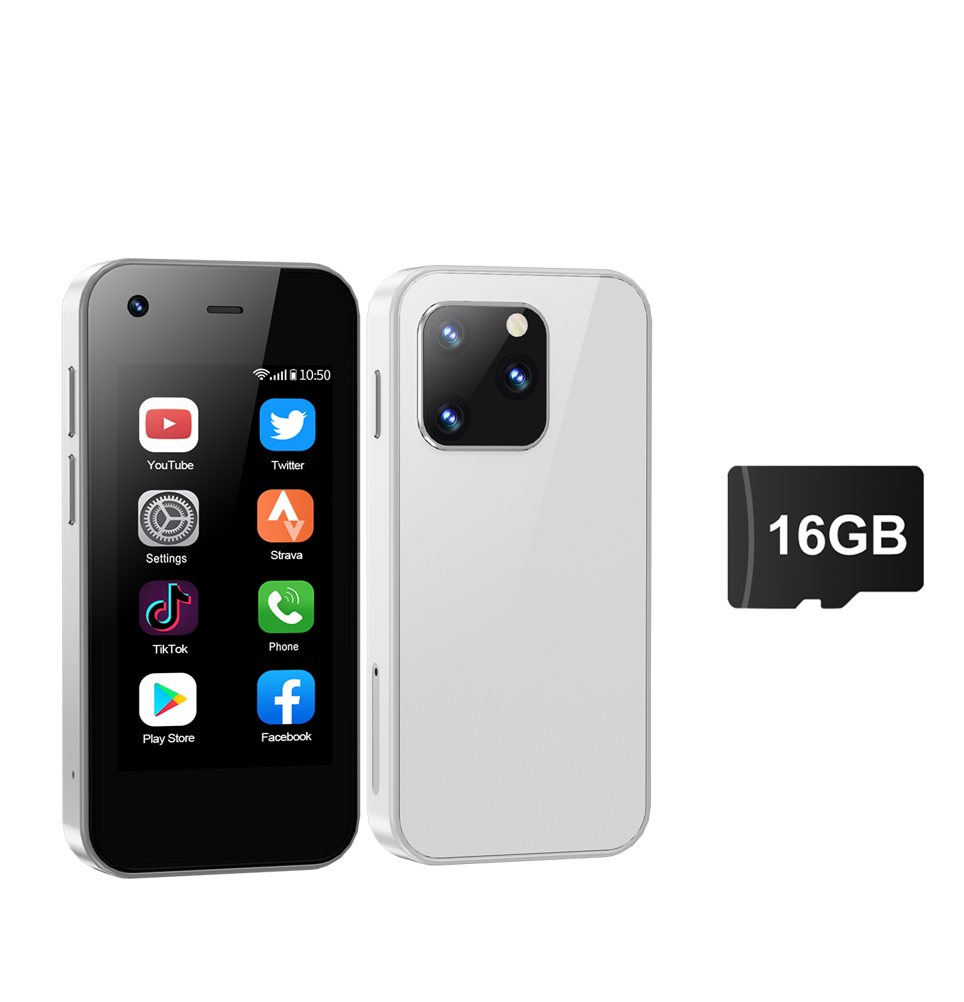 SERVO Mini-Smartphone König5000 Android 9.0 3G Netzwerk 2 SIM 2 GB 16 GB WiFi Hotspot abspielen Geschäft Chrom HD-Kamera Kleine Telefone: Rosa