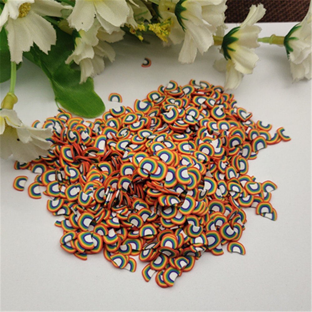 20g kerst halloween bloem vis doe-het-zelf benodigdheden nagels kunst polymeer transparante klei accessoires doe-het-zelf pailletten scrapbook shakes knutselen