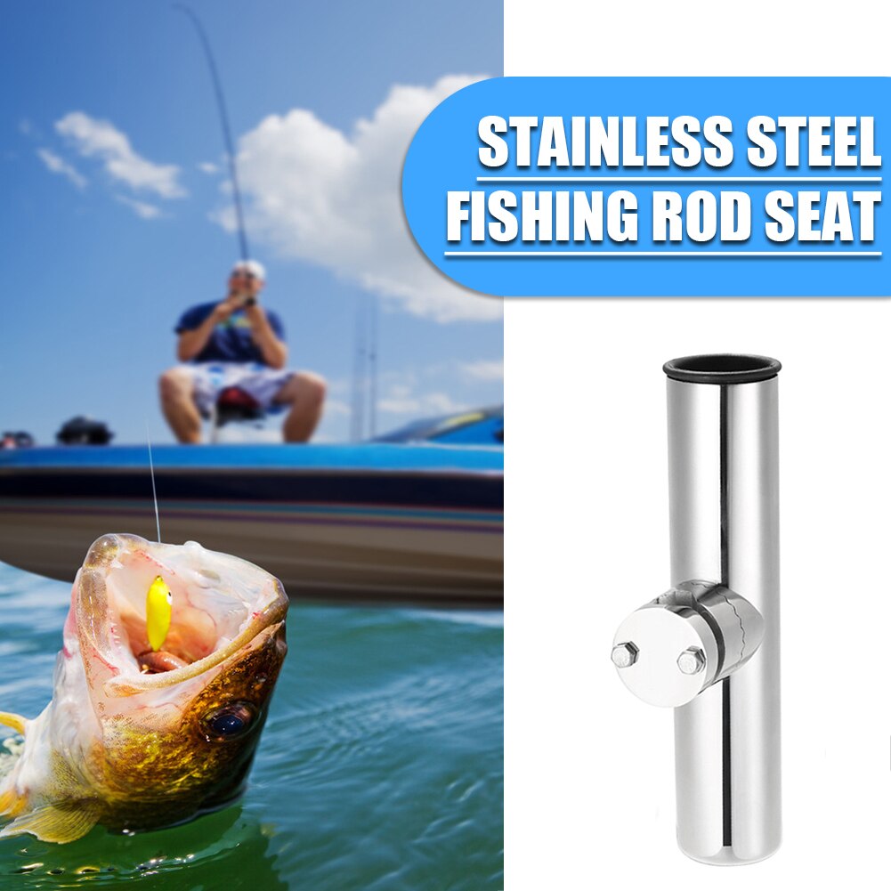 Supporto per canna da pesca per barche Marine morsetto in acciaio inossidabile 316 staffe per canna da pesca supporto per canna da pesca per esterni