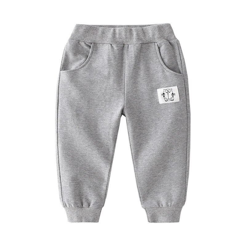 Simpatico cartone animato ragazzi pantaloni sudore cotone elastico in vita bambino autunno pantaloni abbigliamento per bambini abbigliamento per bambini