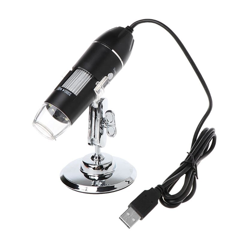 1000X Digital Mikroskop USB Endoskop 8LED Kamera Microscopio Lupe w stehen C5AC
