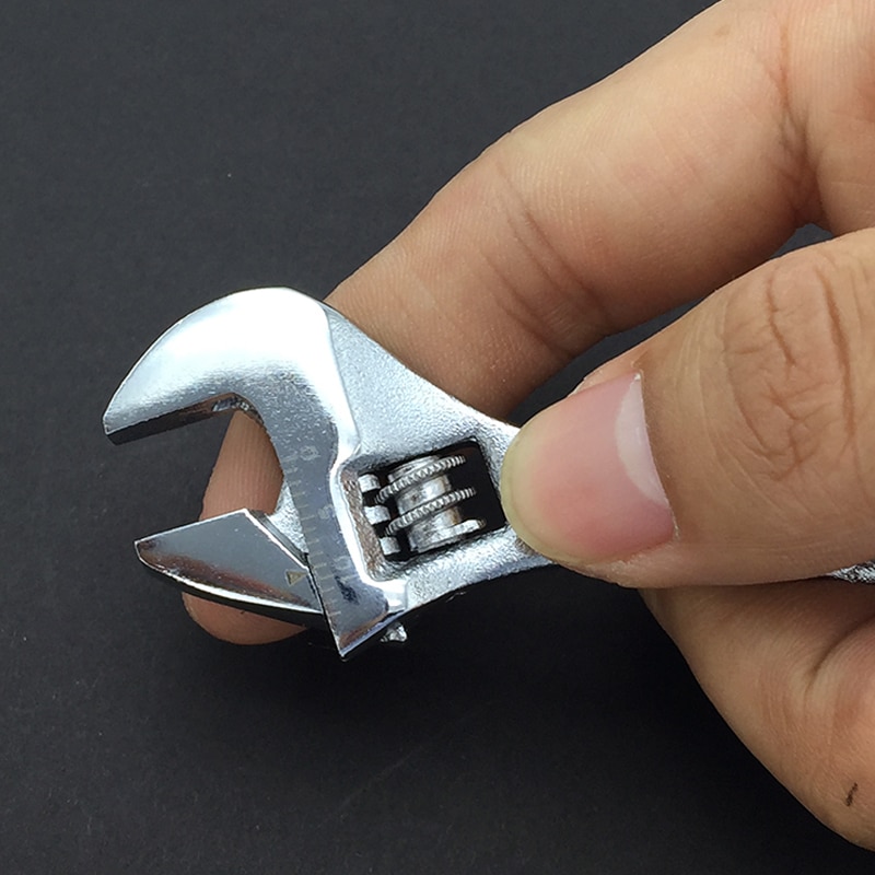 LAOA Mini 4" Adjustable Spanner Profession Stainless Steel Wrench Shifting Spanner car Repair Tools