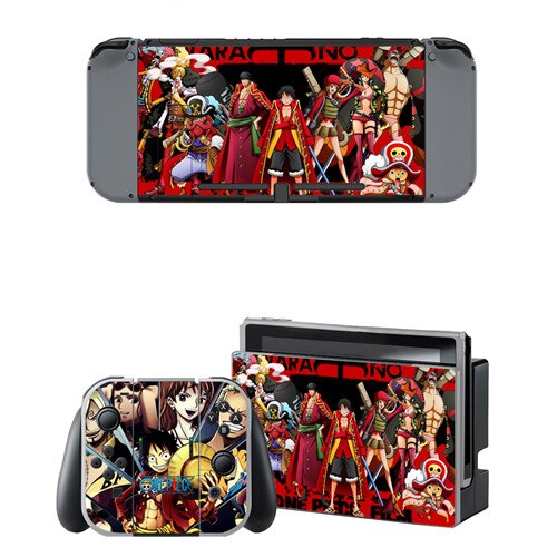 One Piece Sticker Nintendoswitch Skin Nintend Switch Vinilo Skin Sticker Decal for Nintendo Switch NS Console Joy-con Controller: YSNS0480