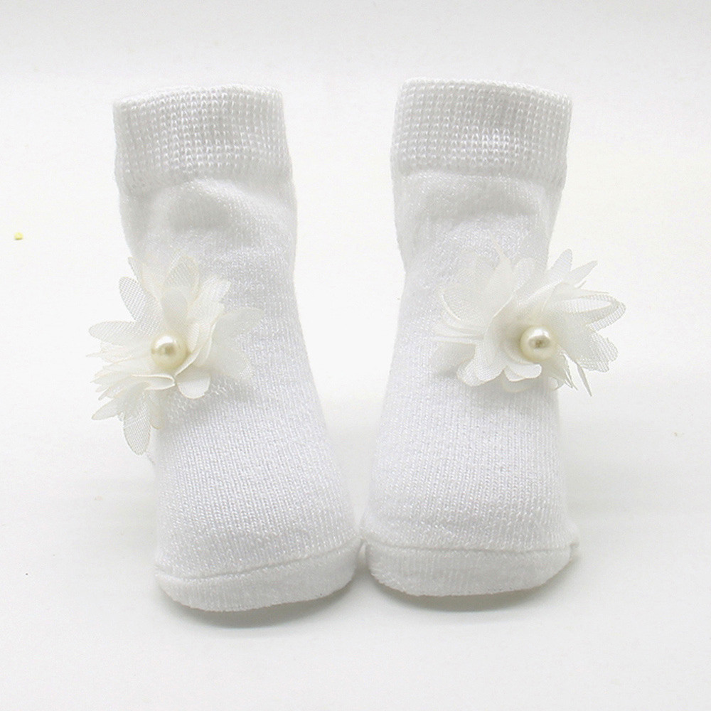 Baby Kids Meisjes Comfortabele Bloemen Leuke Katoenen Sok Slippers Warm Ankle Sokken 0-12M Baby Meisje Sokken Beste