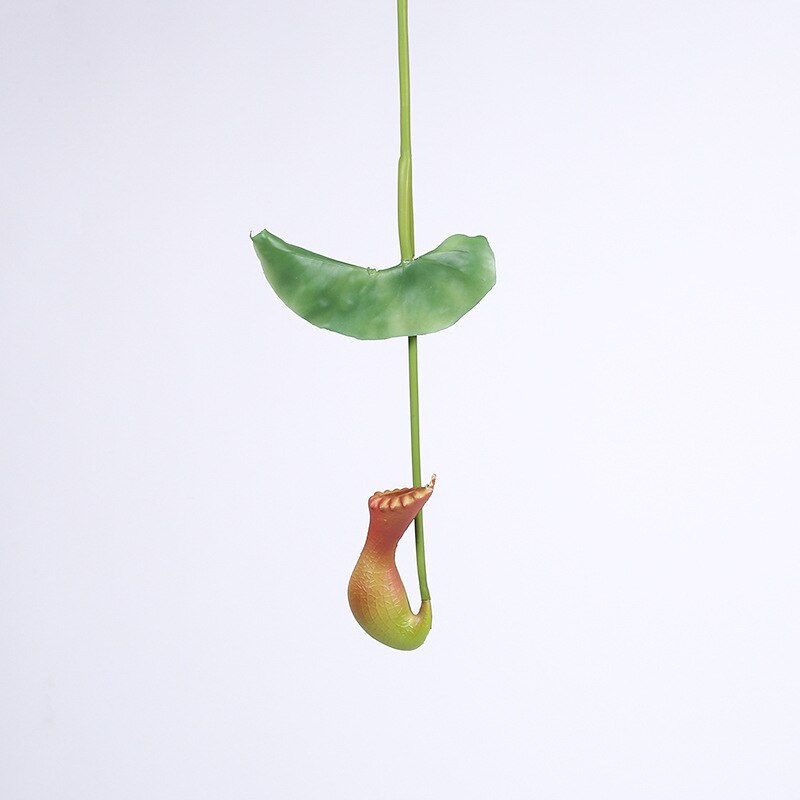 Nepenthes Artificial Plants Bedroom Decoration Hanging Flower Vine DIY Decor For Home Wedding Banquet Photo Background: Green