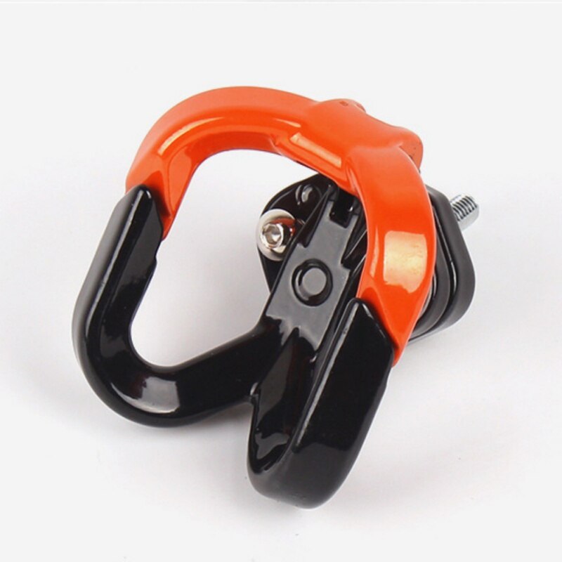 Motorcycle Accessories Multi-Function Hook Luggage Bag Hanger Motorbike Helmet Gadget Glove Claw: Orange