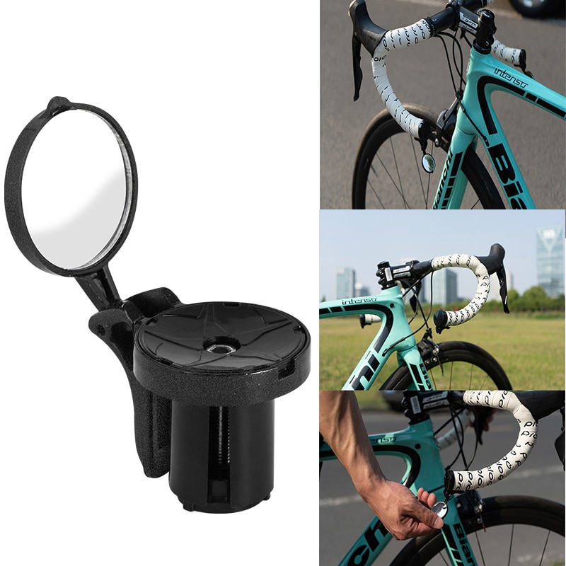 Fiets Achteruitkijkspiegel Racefiets Fietsen Stuur End Spiegel ABS Stuur Side Veiligheid Flexibele Achteruitkijkspiegels Fiets Accessoires