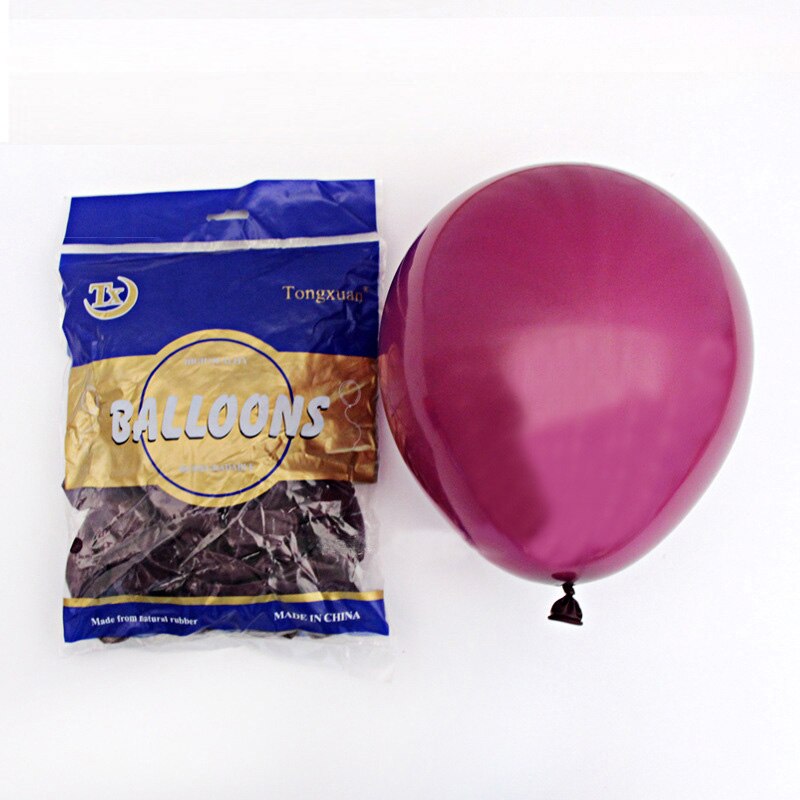 50 Stuks Wit Zand Ballonnen 10 inch Baby Douche Ballon Retro Salie Groen Kaki Stoffig Roze Helium Lucht Globos voor verjaardagsfeestje Deco: Deep Blue
