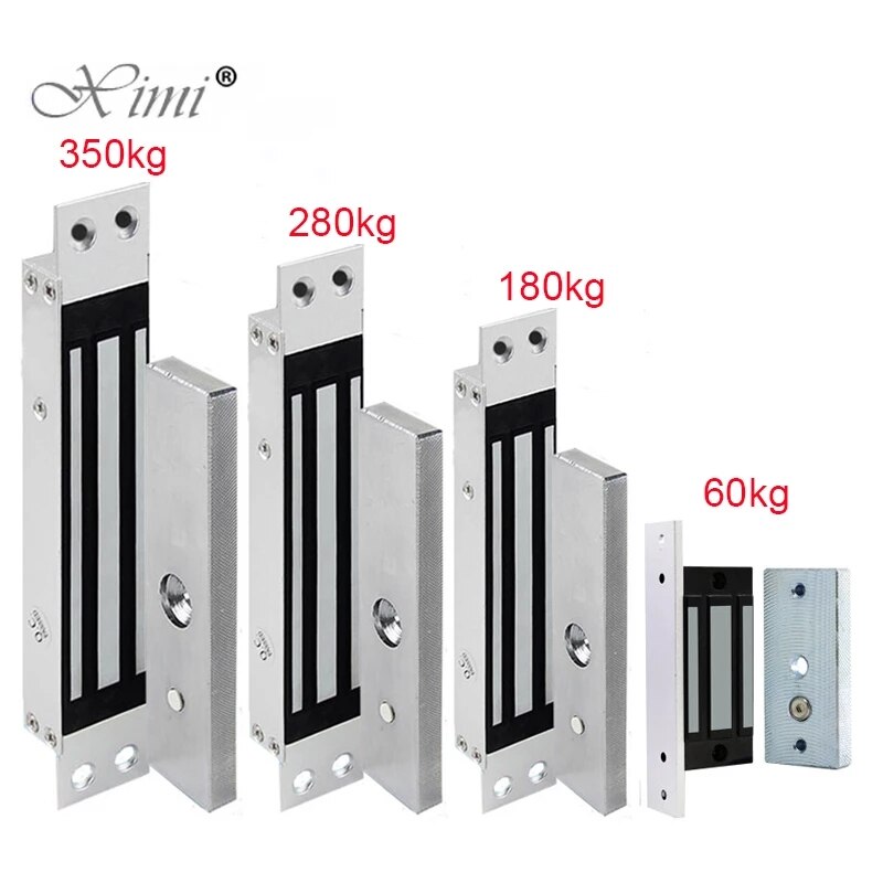60/180/280/350KG Good Embedded Buried Magnetic Lock Electric Lock Door Access Control System EM Lock Smart Lock