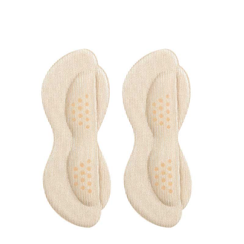 Sport hoch Fersen Aufkleber Anti Anti-tragen Schuhe Pads Einsätze Komfortable Licht und Weiche Schuh Kissen Nicht-Unterhose Kleber Einlegesohlen: Aprikose / dick