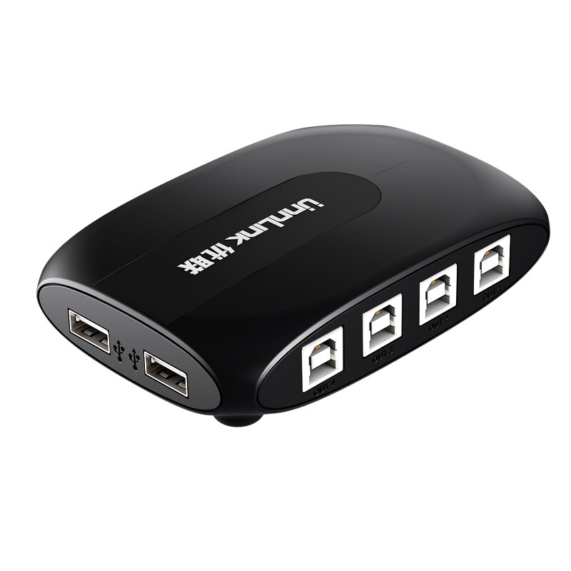 Unnlink-controlador síncrono de 8 puertos USB KMV, 1 Juego de Control de teclado y ratón, 8 piezas/ordenador/portátil/MESA PARA estación de trabajo: 4 Ports