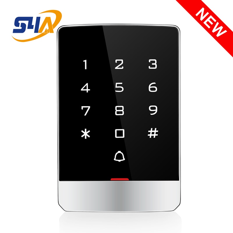 T9-W Touch Screen Standalone Access Controller with digital backlit keypad support card, pin, card + pin