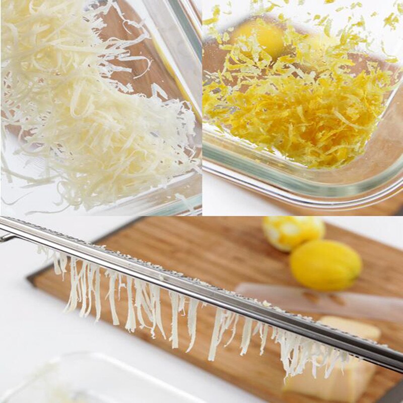 Éplucheur de fruits et légumes, ustensile de cuisine multifonctionnel en acier inoxydable, zeste de citron, zeste de fromage, râpe à microavion