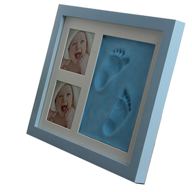 Pasgeboren Baby Handafdruk Footprint Kit Casting Baby Baby Diy Niet-giftig Souvenirs Opdruk Zachte Klei Stempelkussen Voor Baby: B