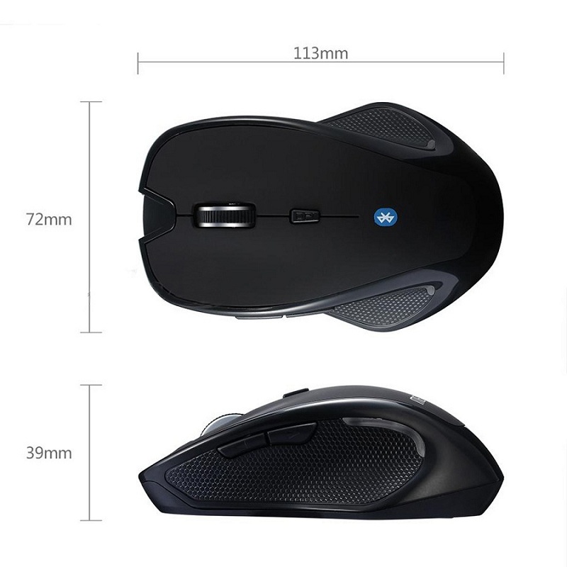 Wireless BT Mouse 1600 DPI 6 buttons ergonomic for imac pro macbook laptop computer optical mice honor magicbook