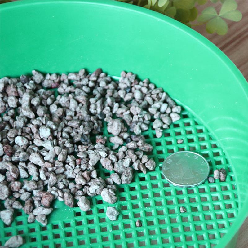 Robust fint mesh sigte mini haven grøn miljømæssig jord sten haven si praktisk havearbejde værktøj plast