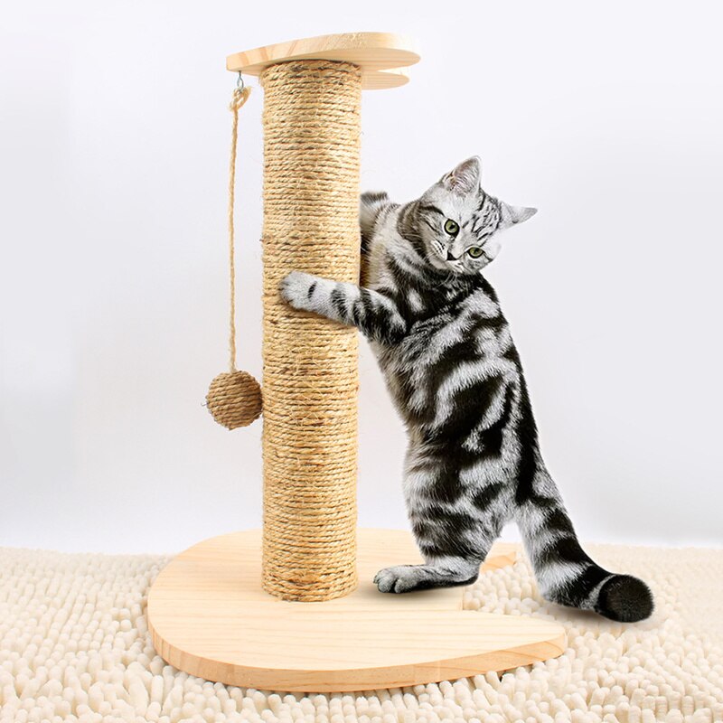 Sisal Cat Scratcher Cat Scratching Post Claw Sharpener Wearable Won&#39;t Fall Cat Climbing Shelf Funny Cat Toys Cat Climbing Frame