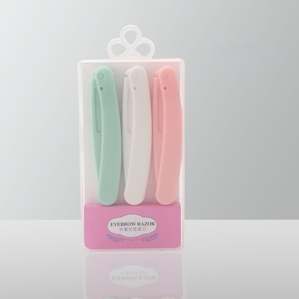 Cuchilla de pelusa Facial, utensilio de belleza, de para cejas maquinilla de afeitar, herramienta para quitar el vello Facial, recortador de cejas