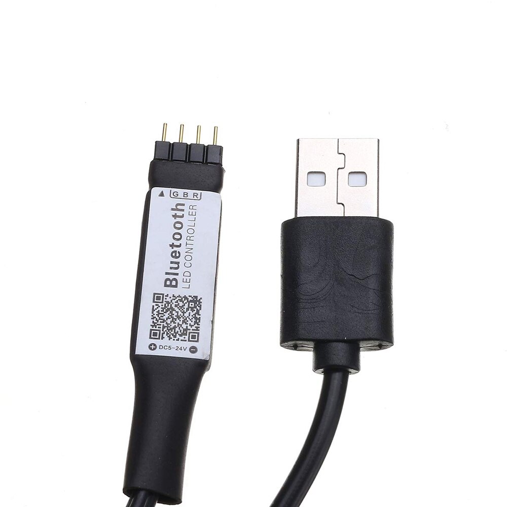 5V USB Bluetooth 4.0 RGB LED light remote control 5V-24V mini wireless LED dimmer for RGB 3528 5050 LED strip TV backlight: Default Title