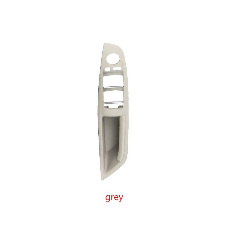 Cadre Poignée Intérieure Porte Avant Gauche Pour BMW Série 5 F10 F11 F18 – Panneau Bouton Lève-vitre Conducteur (Couleur : Noir-Panneau)