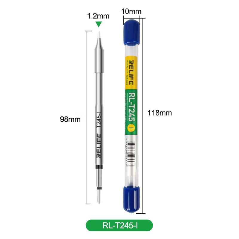 RELIFE RL-T245 Tips Universal JBC C245 Soldering Iron Tip Compatible For Xsoldering T245 Soldering Station GVM T245 Hand