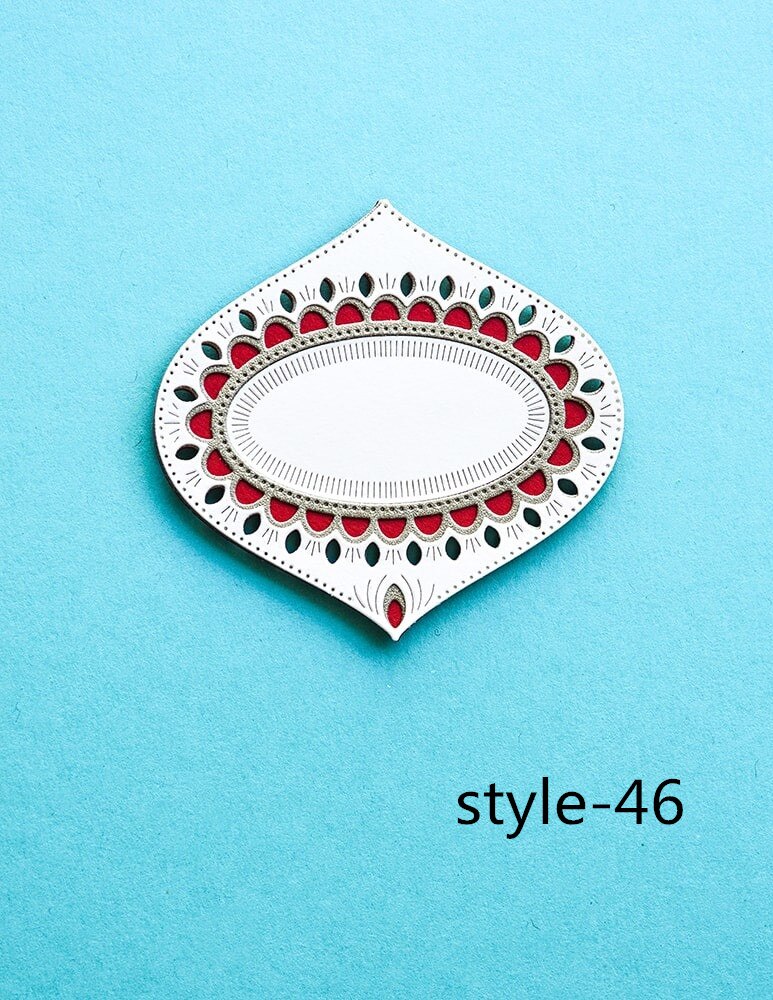 3D DIY Birch Press Layer Metal Cutting Dies And Clear Stamps Scrapbooking For Paper Embossing Frame Card Craft: style-46