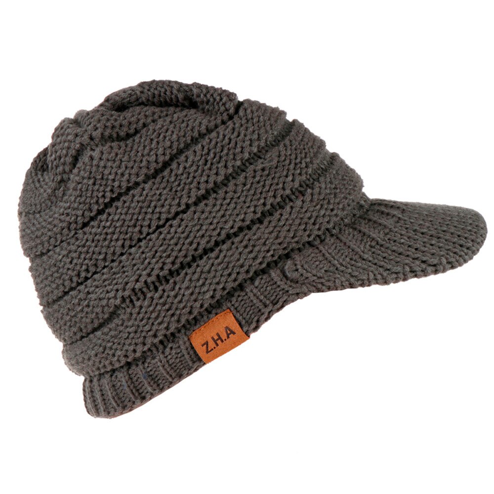 D adulto di alta qualità prodotto più venduto cappelli Unisex cappello all'uncinetto invernale cappello lavorato a maglia berretto da Baseball caldo caldo e confortevole: GY