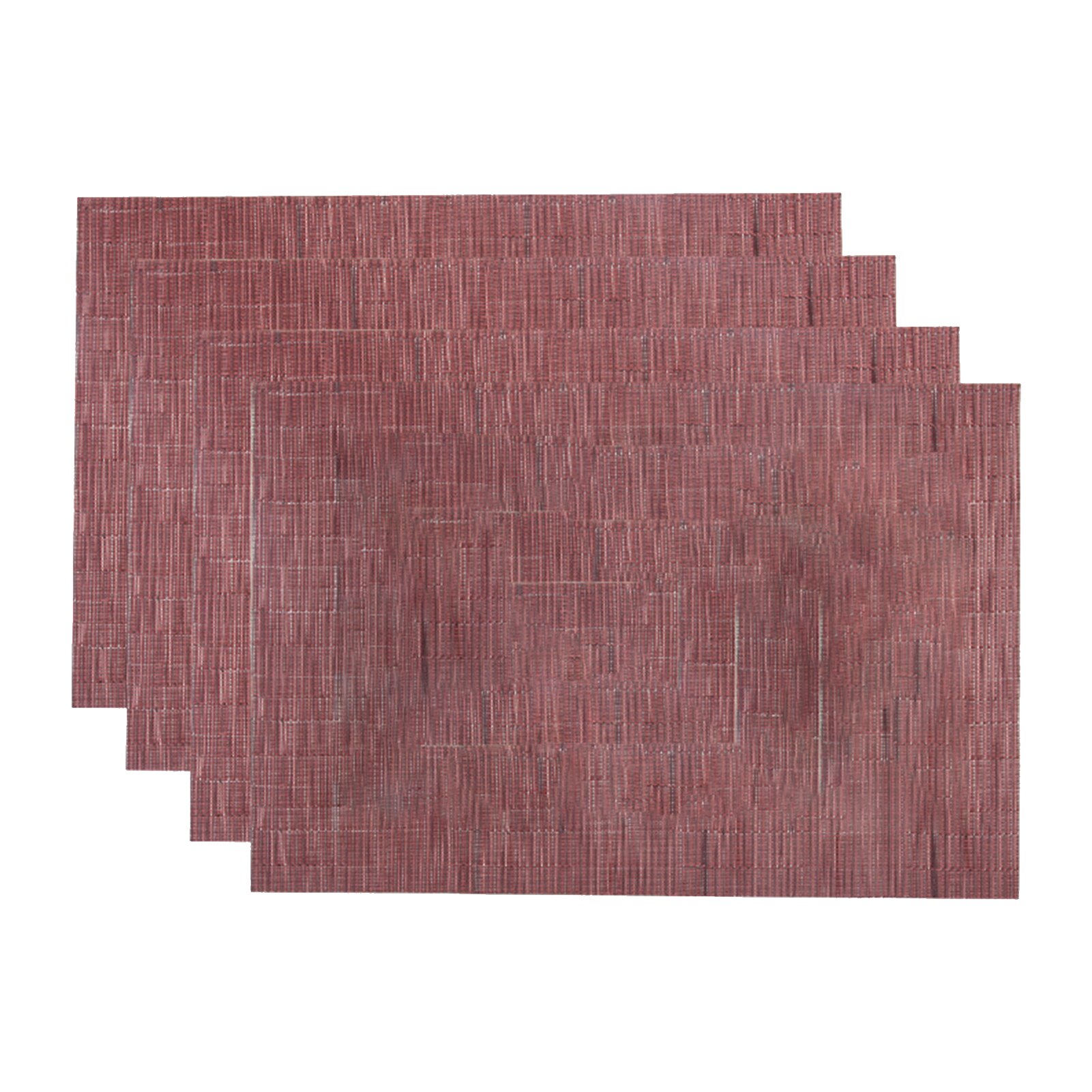 4pcs Rectangle Washable Picnic Vinyl Modern Restaurant Home Placemat Set Anti Slip Heat Resistant Nordic Style Dining Table: C