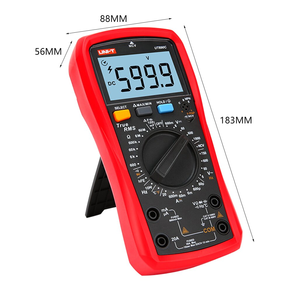 Multimeter True UNI-T Uni T Digitale Multimeter True Rms UT890C + ... – Grandado