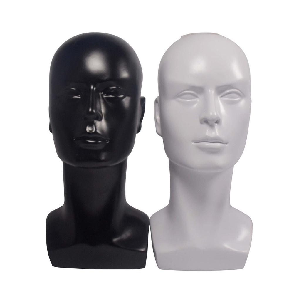 Mannequin Hoofd Man Mannequin Hoofd Model Masker Bril Hoed Pruik Display Props Display Mold Stand Model Display Rack