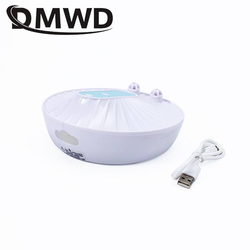 JIQI Mini Ultrasonic Dishwasher USB Rechargeable High Water Pressure Fruit Vegetable Washing Machine Cleaner Kitchen Dish Washer