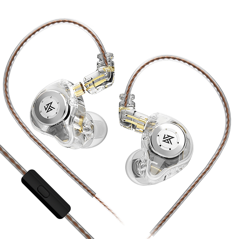 KZ edx pro auriculares dinámicos en el oído Monitor Hifi auriculares con cable bajo estéreo juego música auriculares con cancelación de ruido: Verde