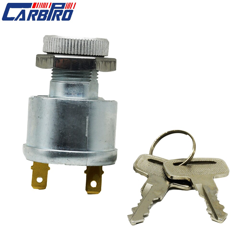 Key Switch For Ezgo Golf Cart 2 Terminal 81 &amp;Up Gas-Electric Ignition Switches