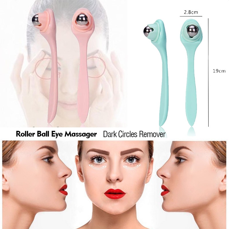 360 Degrees Roller Ball Mini Beauty Eyes Massage Anti-Wrinkles Beauty Tool Face Lift Massage Massage Beads Dark Circles Remover