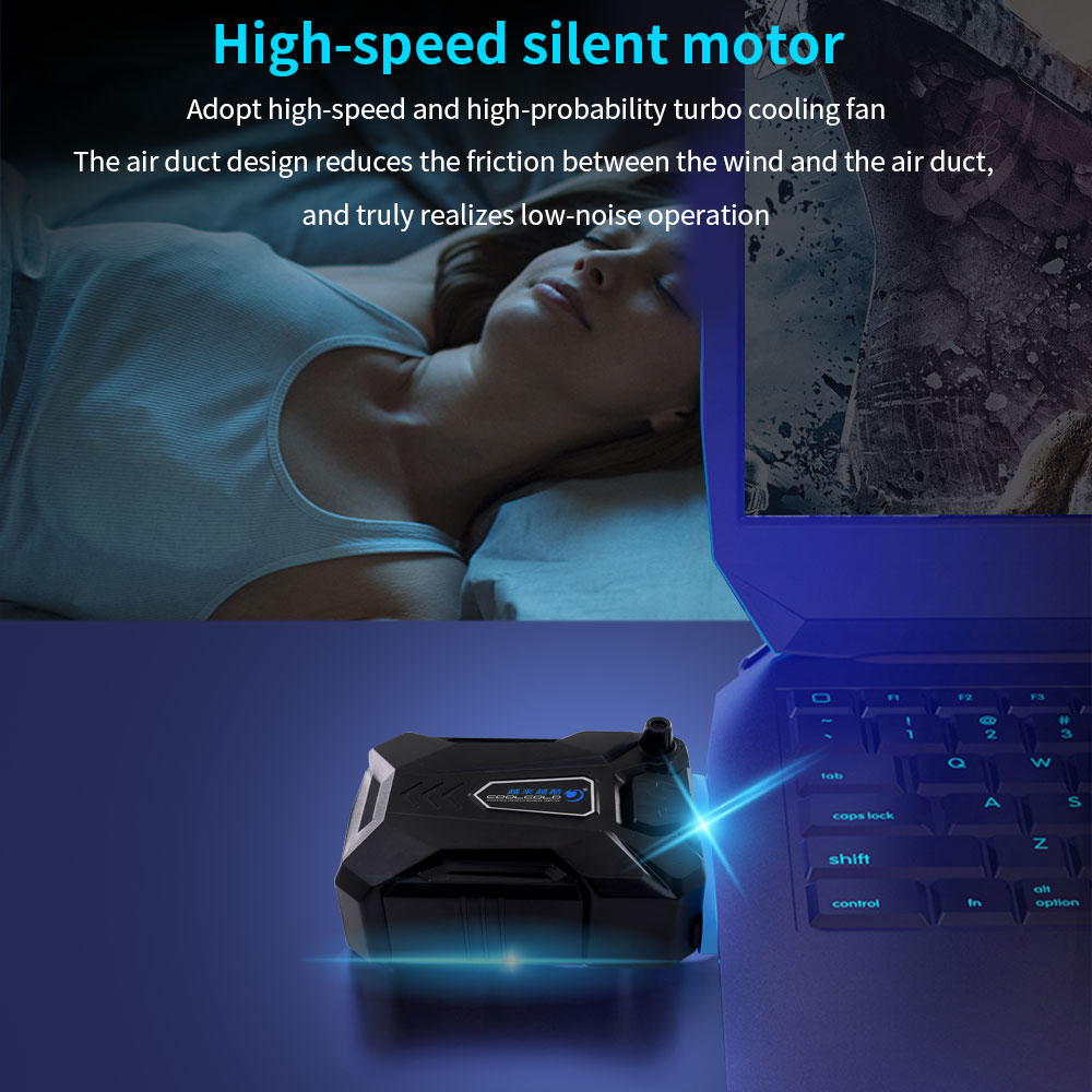 TISHRIC Vacuum Laptop Cooler Cooling radiator USB Air Cooler Extracting Cooling Fan Notebook Cooler Support Laptop Accessories