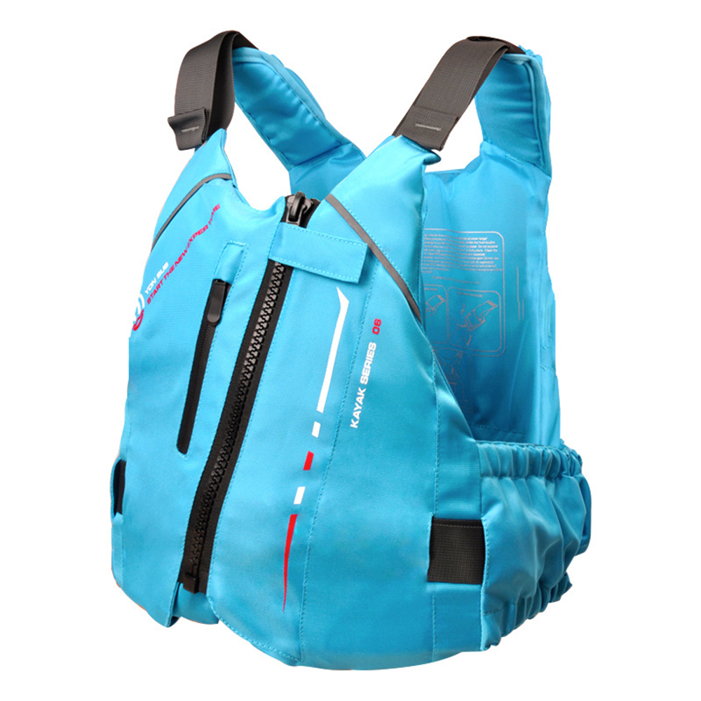 Adult Life Jacket Portable Sea Rescue Buoyancy Vest Water Sports Fishing Swimming Snorkeling Surfing Life Jacket: Blue / S-M