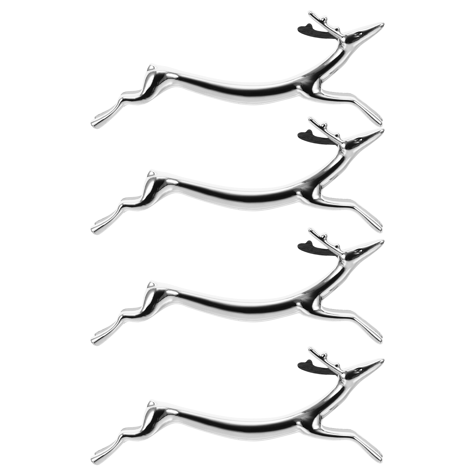 4 Pcs Besteck Racks Besteck Klammern Haushalt Tisch Dekorationen (Silber): Default Title