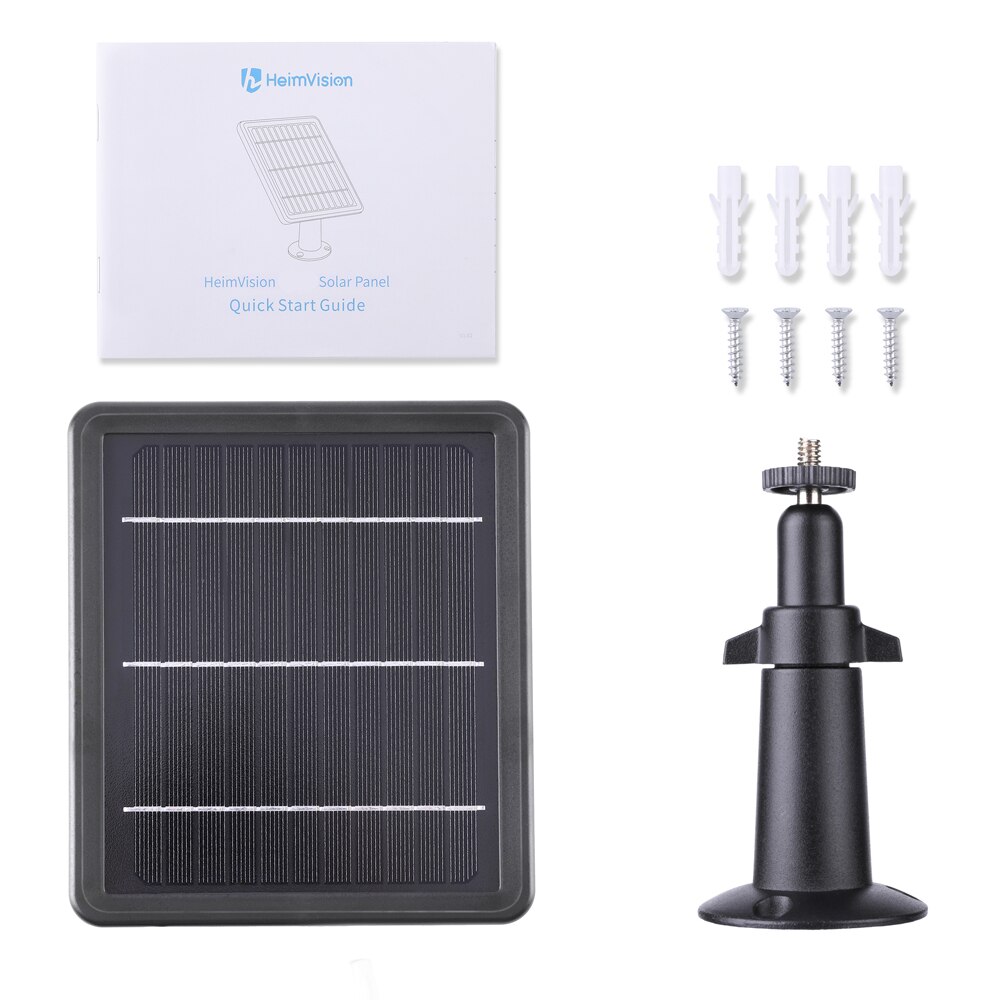 HeimVision HMS3 Solar Panel Supply Power for HMD3 HMD2 HMB1 Waterproof Support Continuously Rechargeable Battery Security Camera