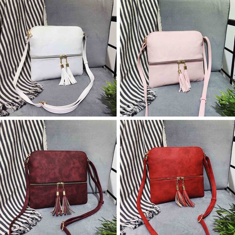 Dames messenger bags mini tas kwastjes schelpvorm tas dames schoudertassen handtas