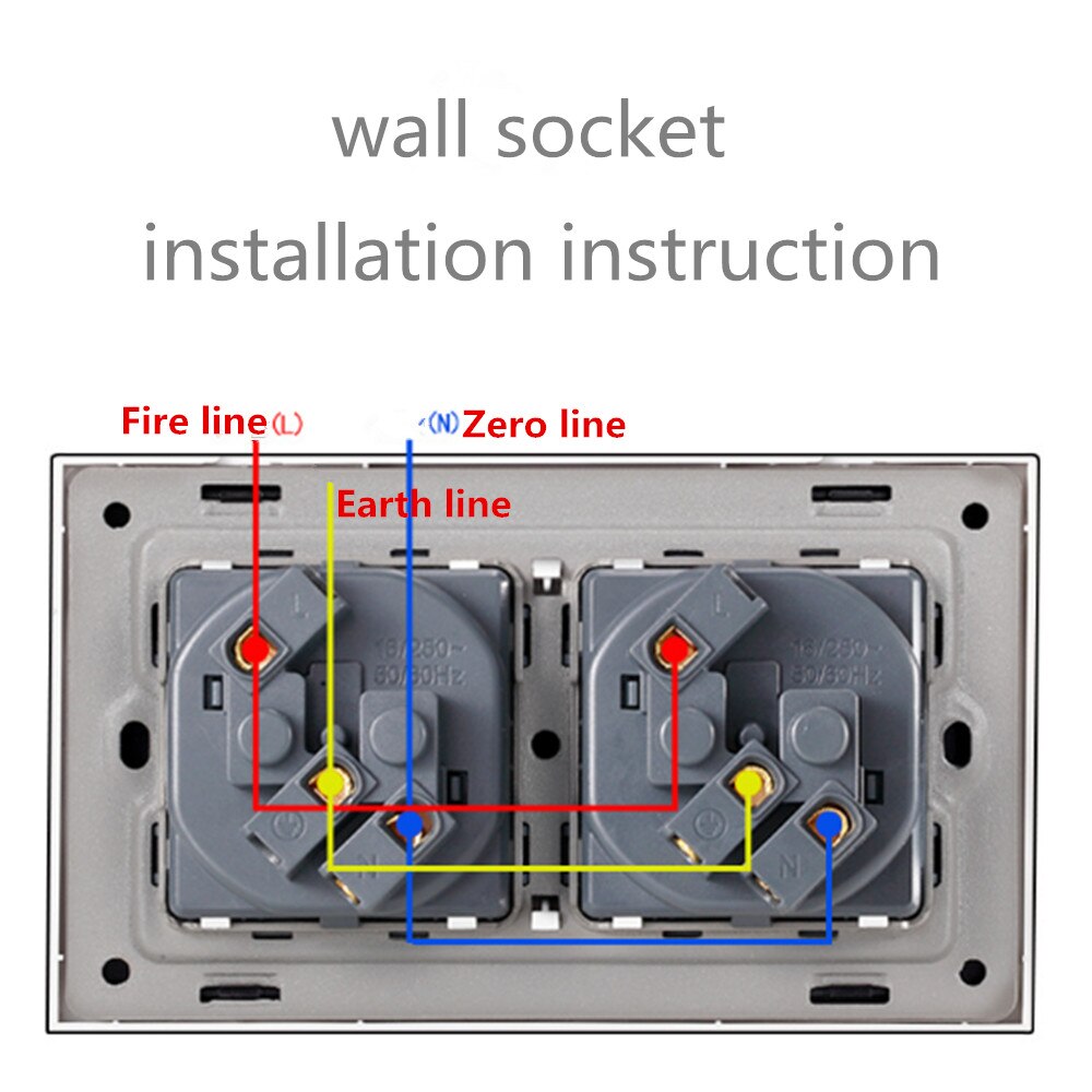 Model 146 two - position French socket French socket 16A standard socket EU